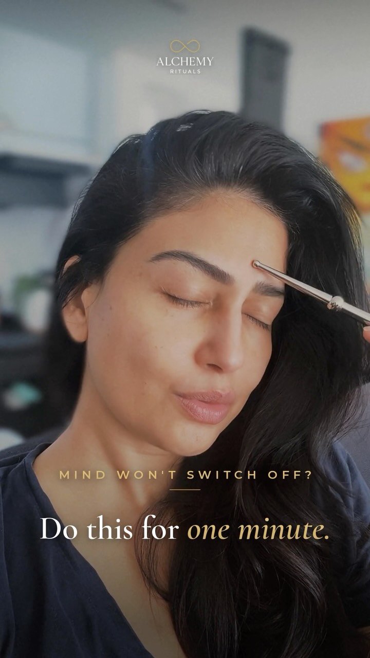 Overthinking in the middle of the day? Give your nervous system one minute. ð¤

In facial reflexology, the forehead is wh