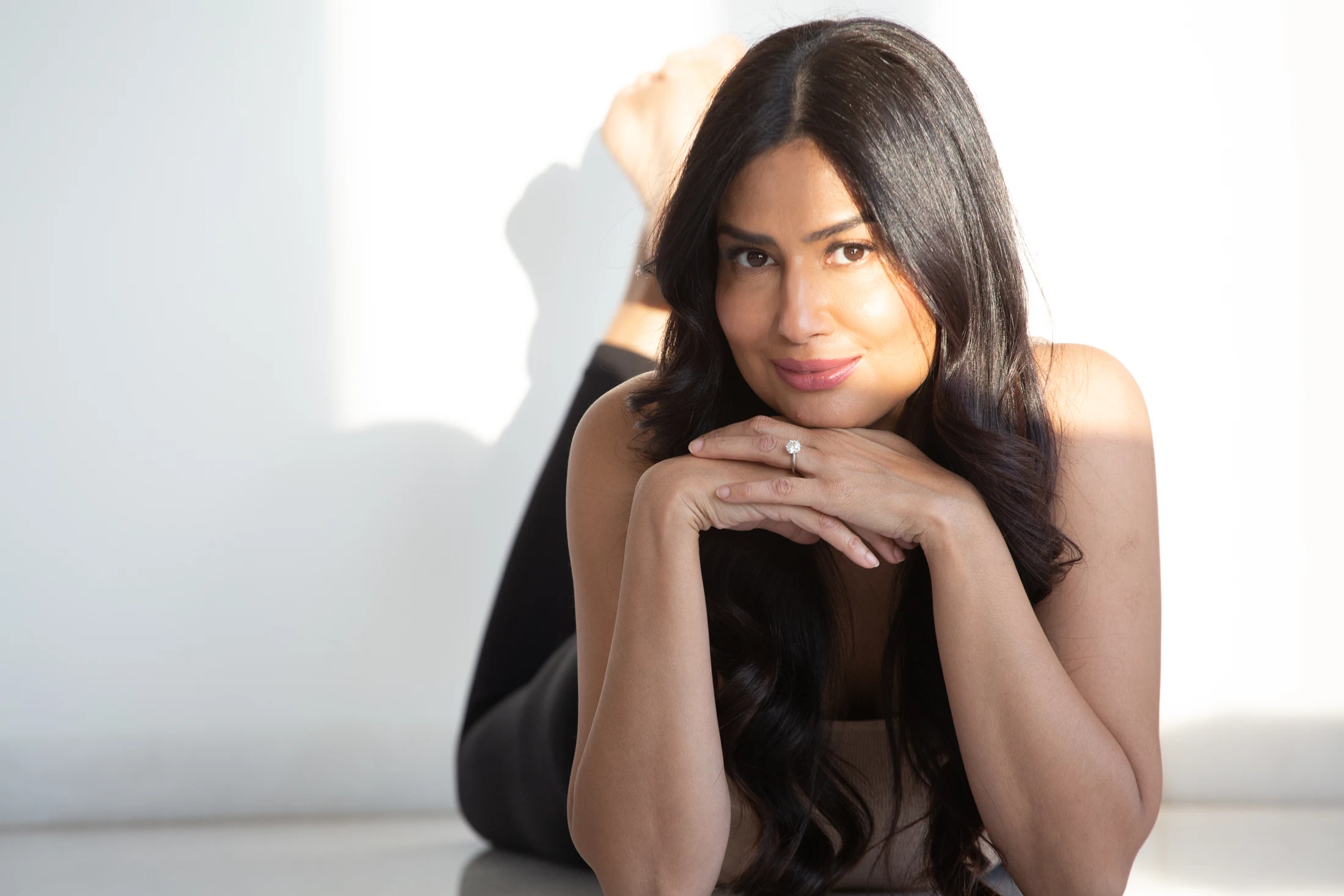 Uma Ghosh in a contemplative portrait from her recent shoot
